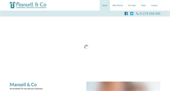 Desktop Screenshot of mansellandco.co.uk